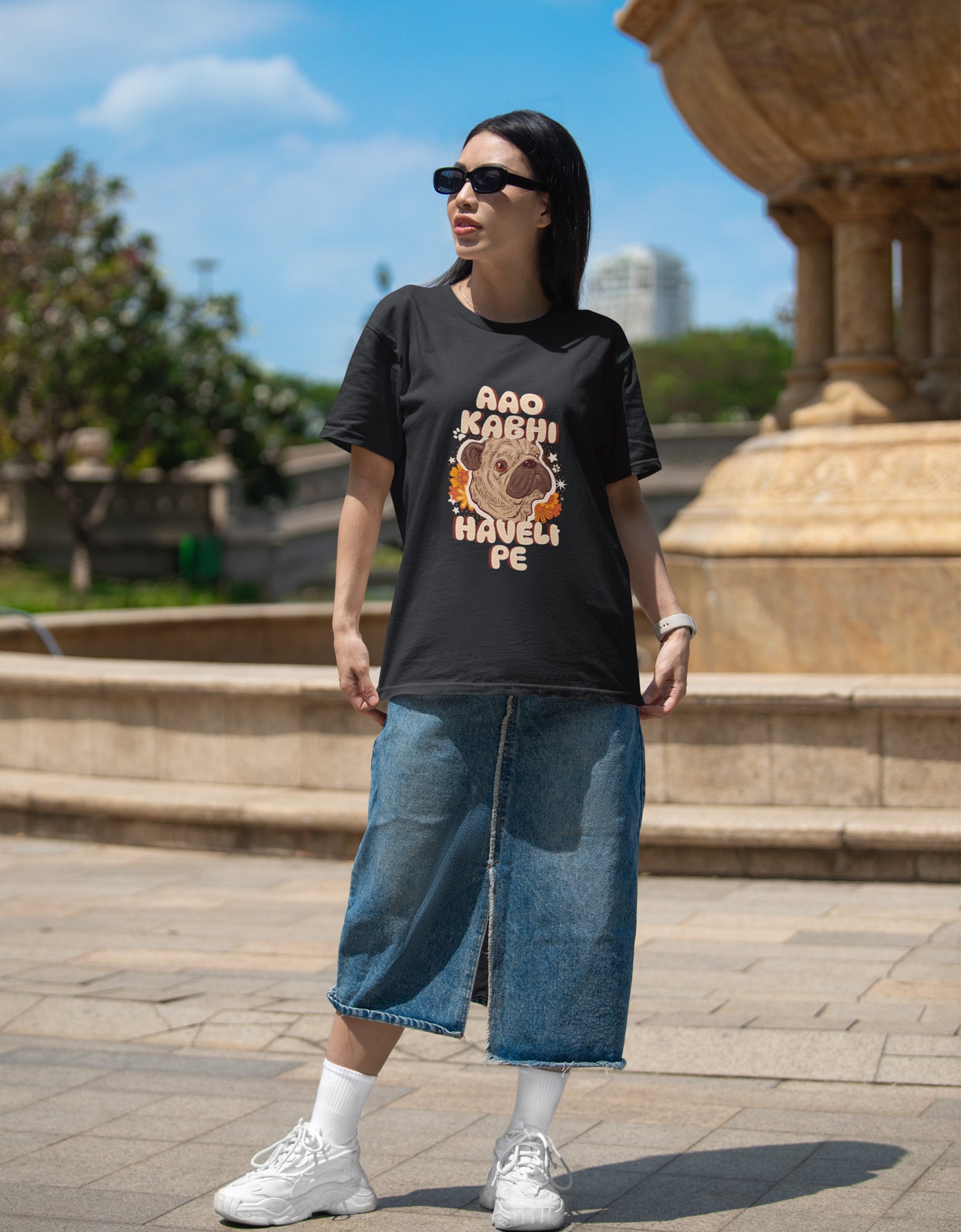 Aao Kabhi Haveli Pe - Unisex Terry Oversized Tee