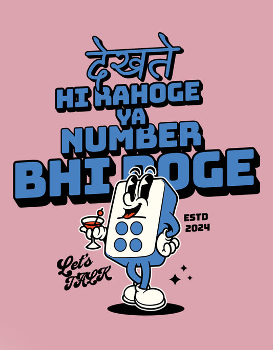 Dekhte hi Rahoge - Unisex Terry Oversized Tee