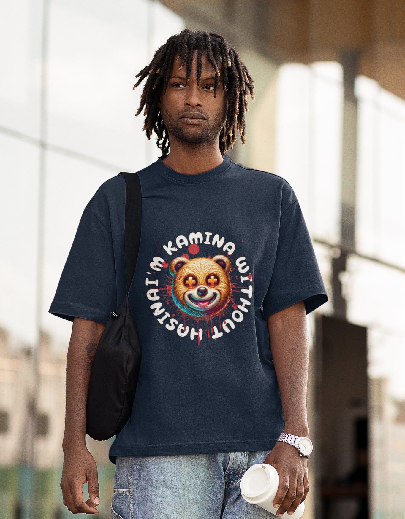 I'm Kamina - Unisex Terry Oversized Tee