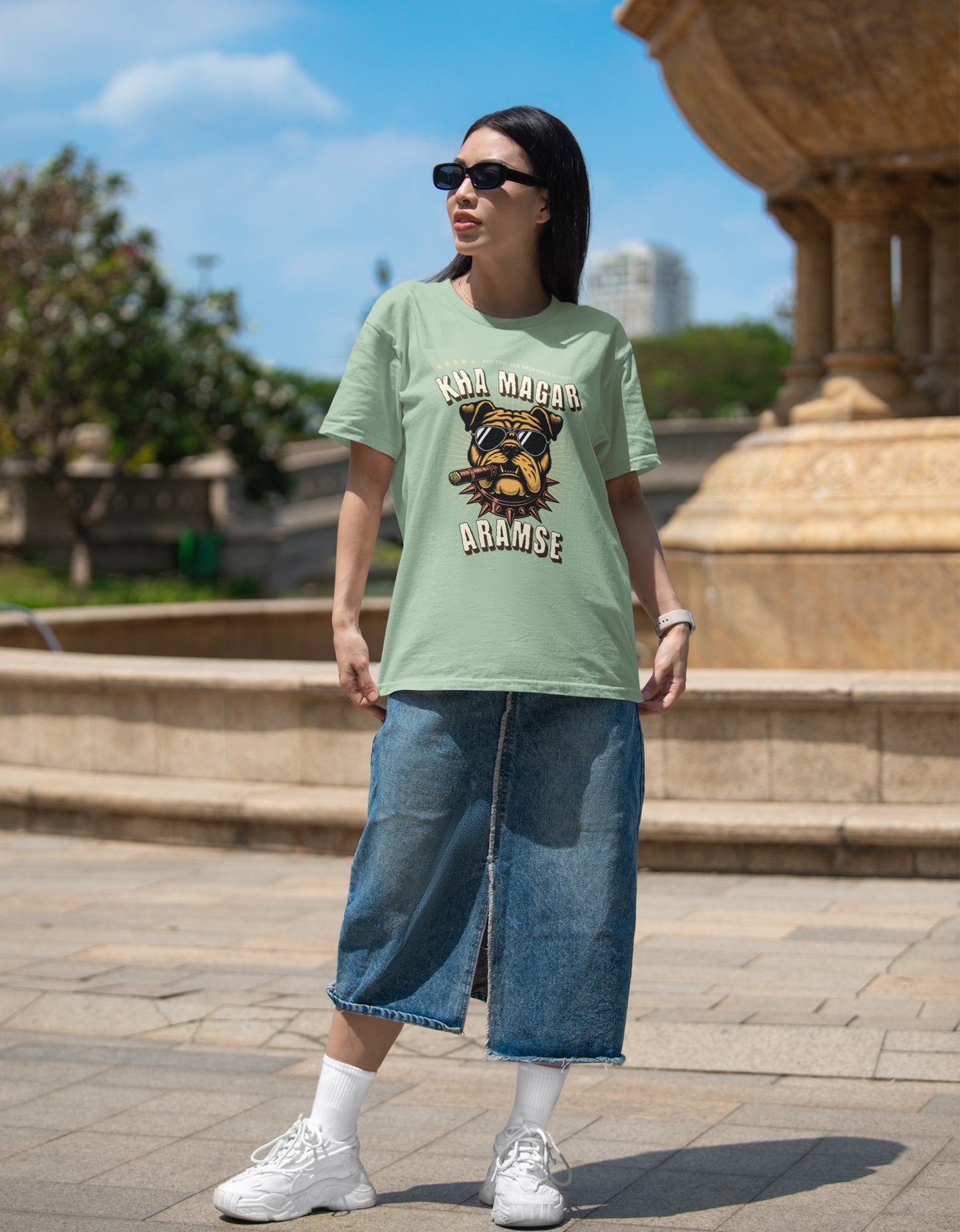 Kha Magar Aramse - Unisex Terry Oversized Tee