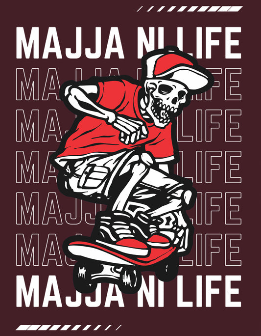 Majja Ni Life - Unisex Terry Oversized Tee