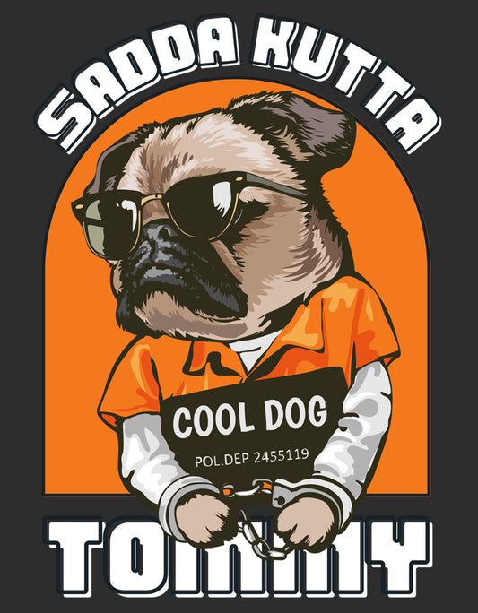 Sadda Kutta Tommy - Unisex Terry Oversized Tee