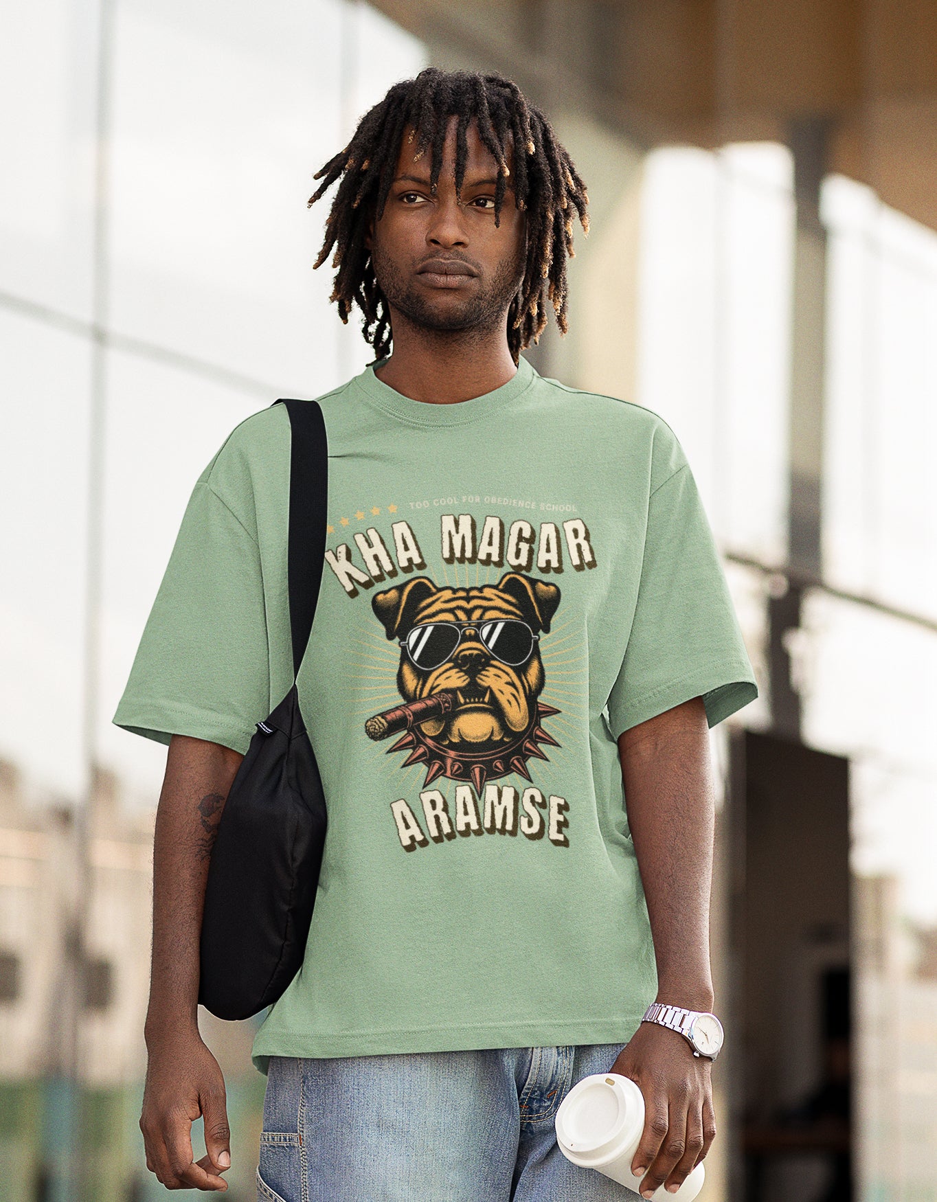 Kha Magar Aramse - Unisex Terry Oversized Tee