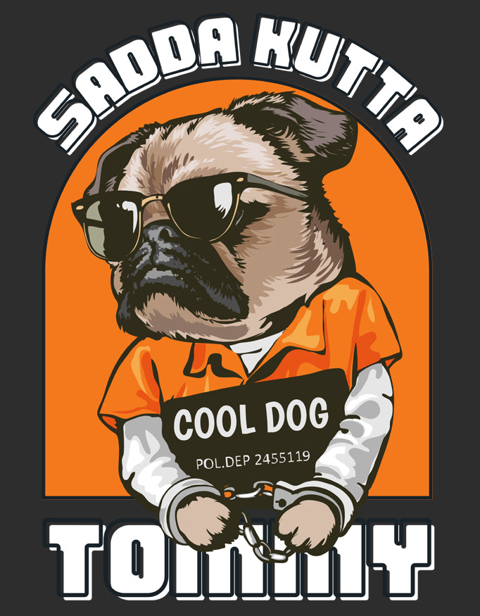 Sadda Kutta Tommy - Unisex Terry Oversized Tee